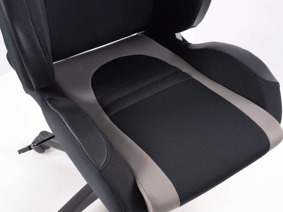 FK Sportsitz Bürodrehstuhl Racecar schwarz/grau Chefsessel Drehstuhl Bürostuhl FK Sportsitz Bürodrehstuhl Racecar schwarz/grau Chefsessel Drehstuhl Bürostuhl